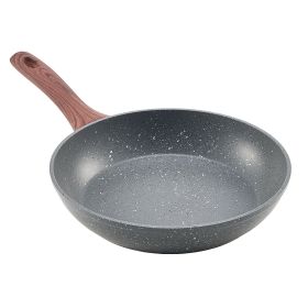 Frying Pan Skillet, Aluminum Egg Fry Pans, 3 Piece Set (9.5, 11, 12 in), Nonsitck Heavy-Duty Skillets with Heat-Resistant Handle, Chef's Kitchen Cookw
