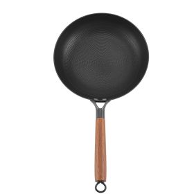 Cast Iron Skillet, 3-Piece Frying Pan Set (8, 10, 12 in), Nonstick Skillets with Detachable Wood Handle, Pre-Seasoned Chef's Pan, Kitchen Cookware for